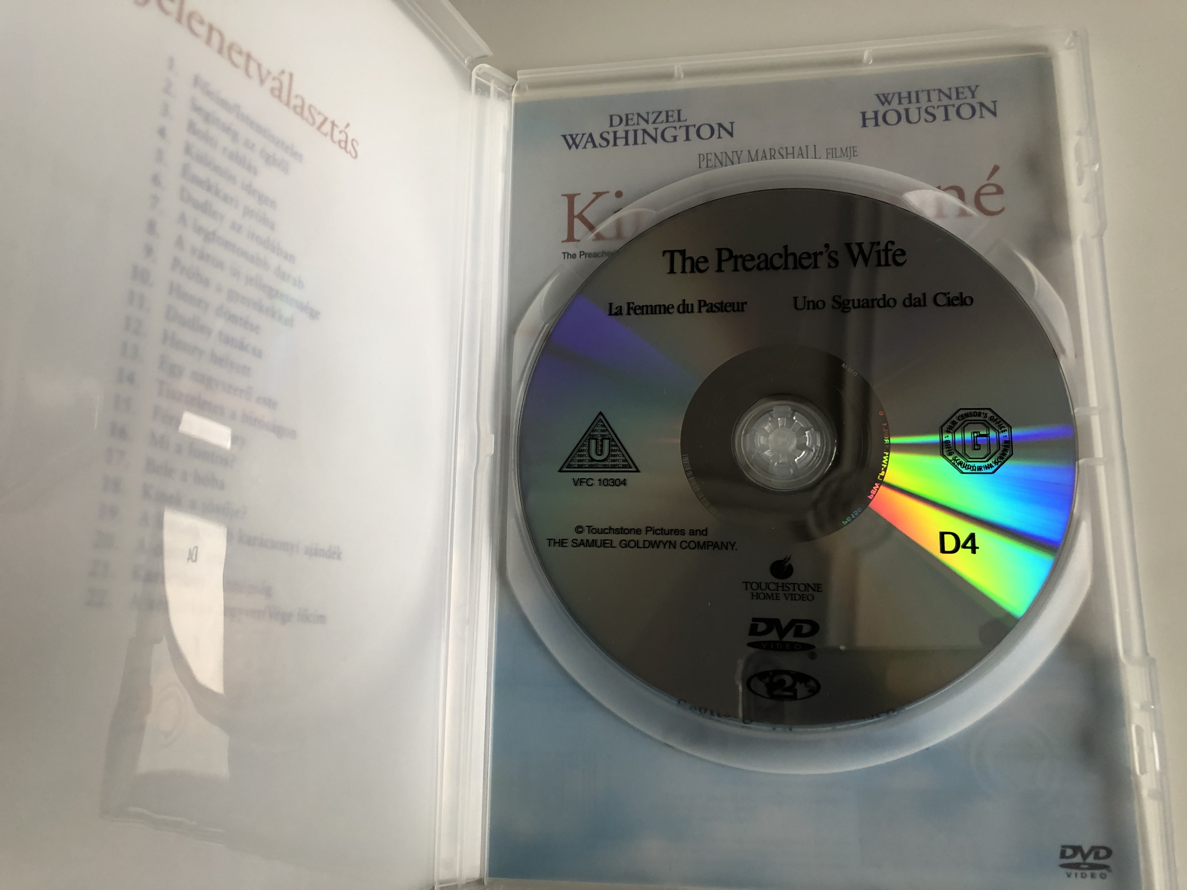 The Preacher's Wife DVD 1996 Kinek a papné 1.JPG